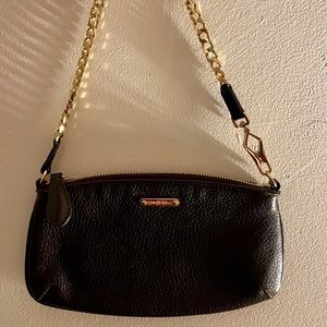 Authentic Burberry Dark Brown Handbag/Wristlet